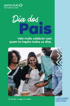 Sam's Club - Ofertas Dia dos Pais - Pré-Visualização do folheto da loja Sam's Club, válido de 24.07.2025