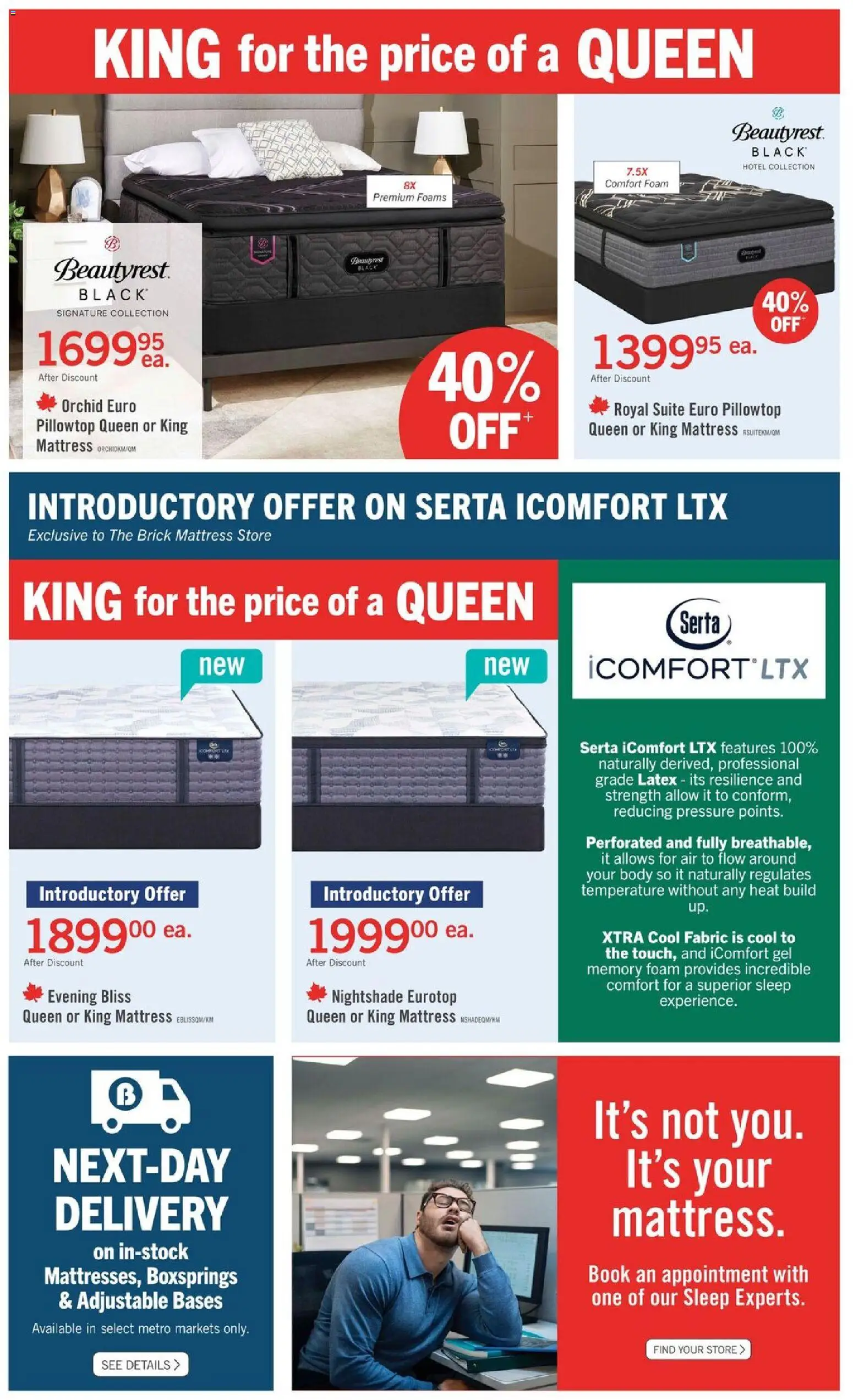 The Brick flyer valid from 30.12.2025 | Page: 4 | Products: Mattress