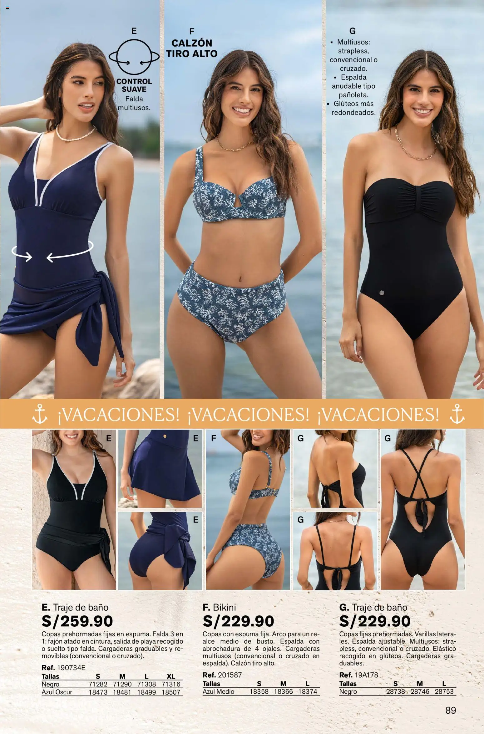 Catálogo Leonisa válido desde 05.12.2025 | Página: 89 | Productos: Baño, Falda, Traje de baño, Traje