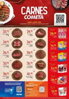 Cometa Supermercados - Ofertas Carnes - Pré-Visualização do folheto da loja Cometa Supermercados, válido de 16.07.2025