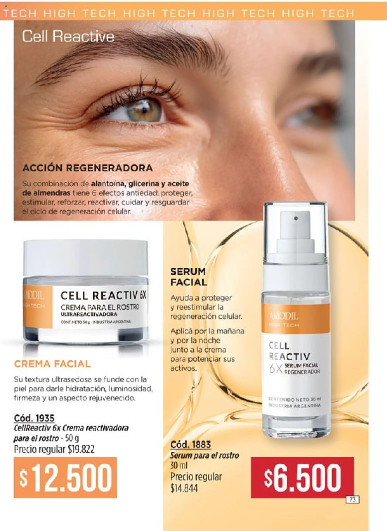 Catálogo Amodil Campaña 1/2026 │ válido desde el 01.01.2026 | Página: 73 | Productos: Almendras, Aceite, Serum, Crema