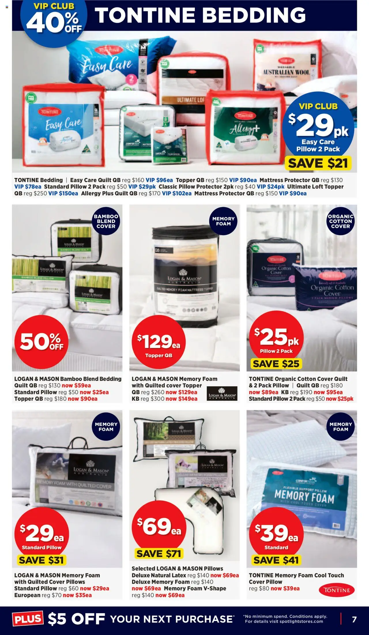 Spotlight catalogue - valid from 24.09.2025 | Page: 7 | Products: Mattress, Pillow, Allergy
