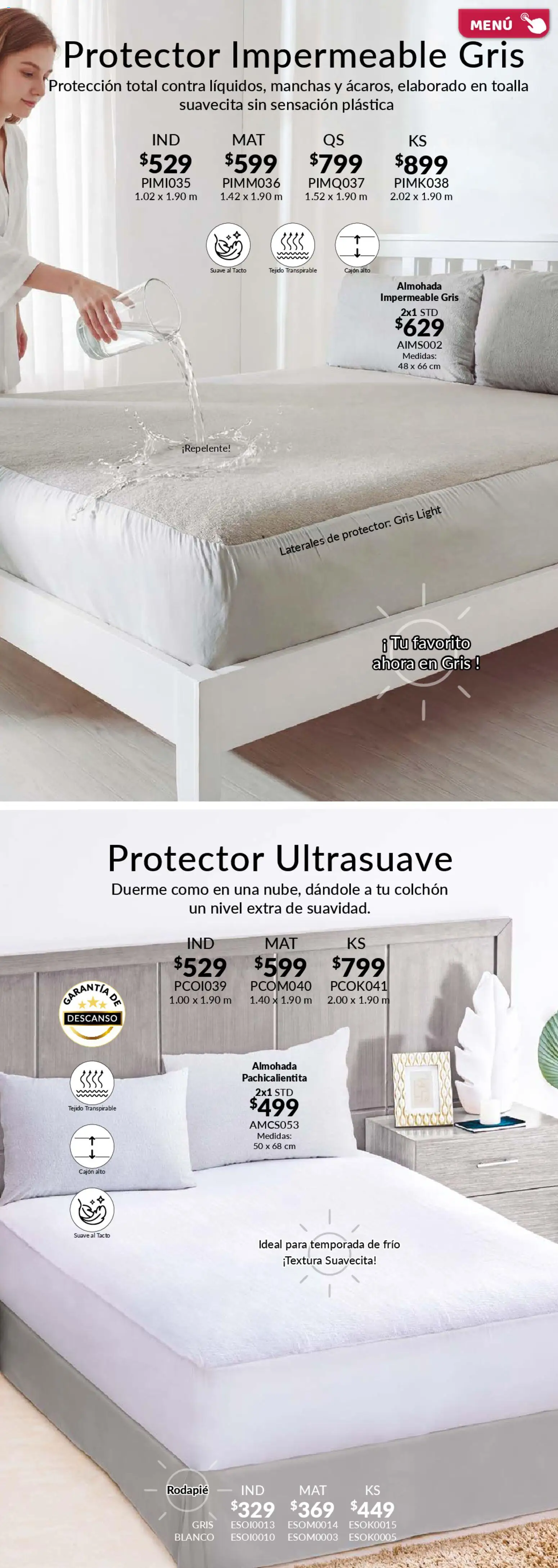 Nuevas ofertas de Colchas Concord válidas en toda la República Mexicana desde el 01.02.2026. ¡Encuentra las mejores ofertas en Colchas Concord catálogo! | Página: 105 | Productos: Toalla, Colchón, Almohada