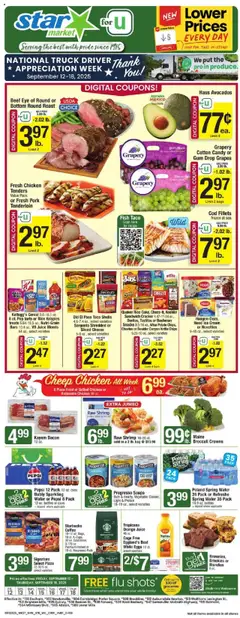 Preview of Star Market weekly ads valid from 12.09.2025