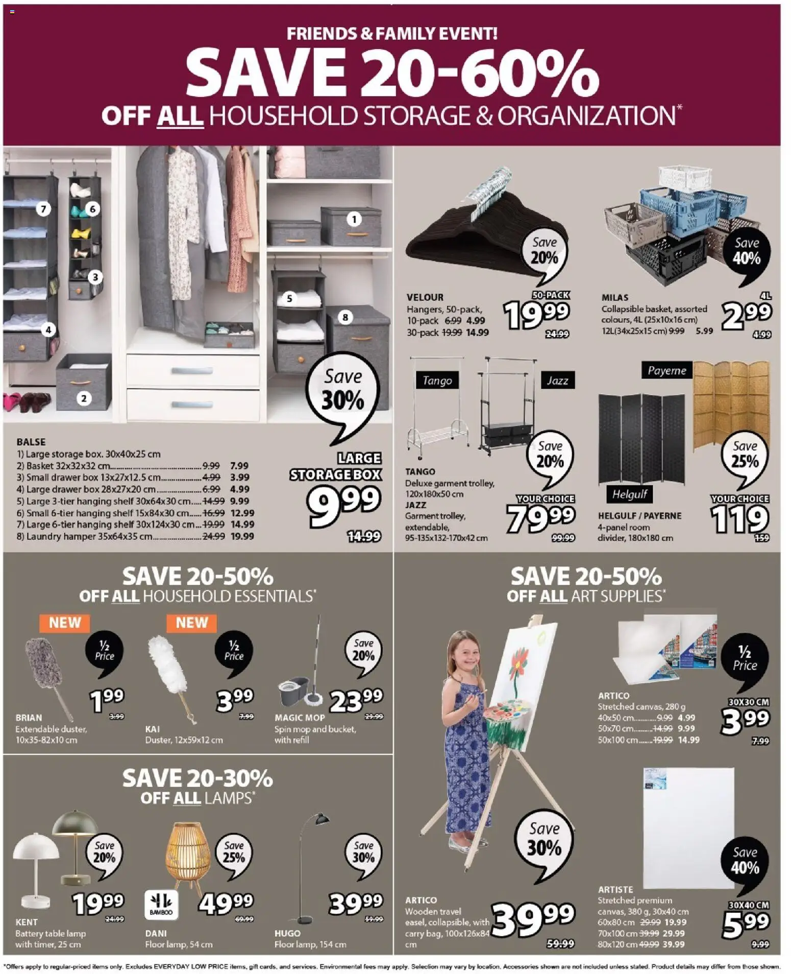 JYSK flyer valid from 26.02.2026 | Page: 29 | Products: Shelf, Table, Basket, Lamp