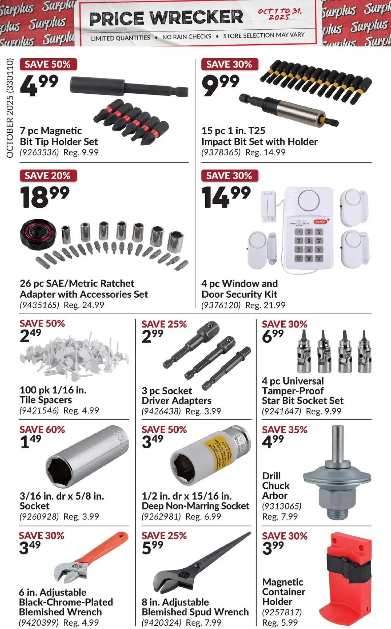 Princess Auto flyer valid from 01.10.2025 | Page: 18 | Products: PC, Adapter, Socket