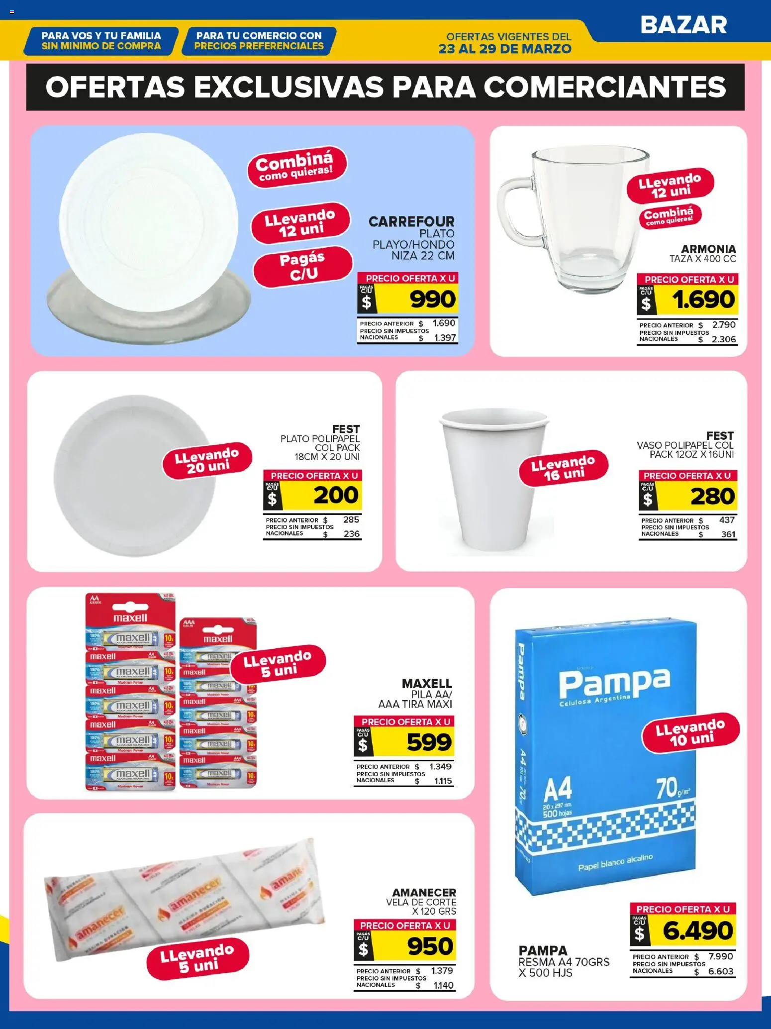 Carrefour Maxi catálogo │ válido desde el 23.03.2026 | Página: 22 | Productos: Vela, Pila, Taza