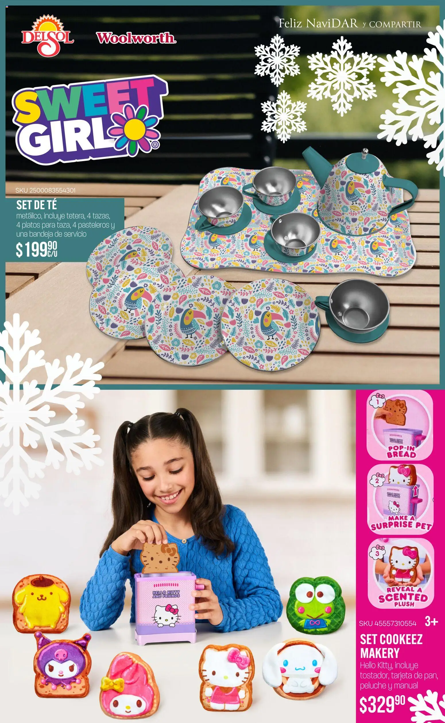 Nuevas ofertas de Del Sol y Woolworth válidas en toda la República Mexicana desde el 06.11.2025. ¡Encuentra las mejores ofertas en Del Sol y Woolworth catálogo Regalos 2025! | Página: 19 | Productos: Bandeja, Té