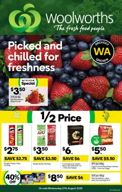 Preview of Weekly catalogue Woolworths WA 27/08 - valid from 27.08.2025