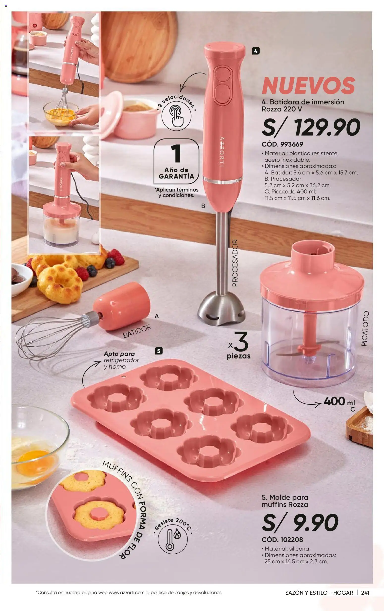 Catálogo Azzorti válido desde 14.04.2026 | Página: 245 | Productos: Refrigerador, Horno, Batidora