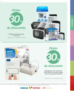 Nuevas ofertas de Soriana válidas en toda la República Mexicana desde el 01.09.2025. ¡Encuentra las mejores ofertas en Soriana - Folleto Farmacia Híper Nacional! | Página: 16 | Productos: Nebulizador