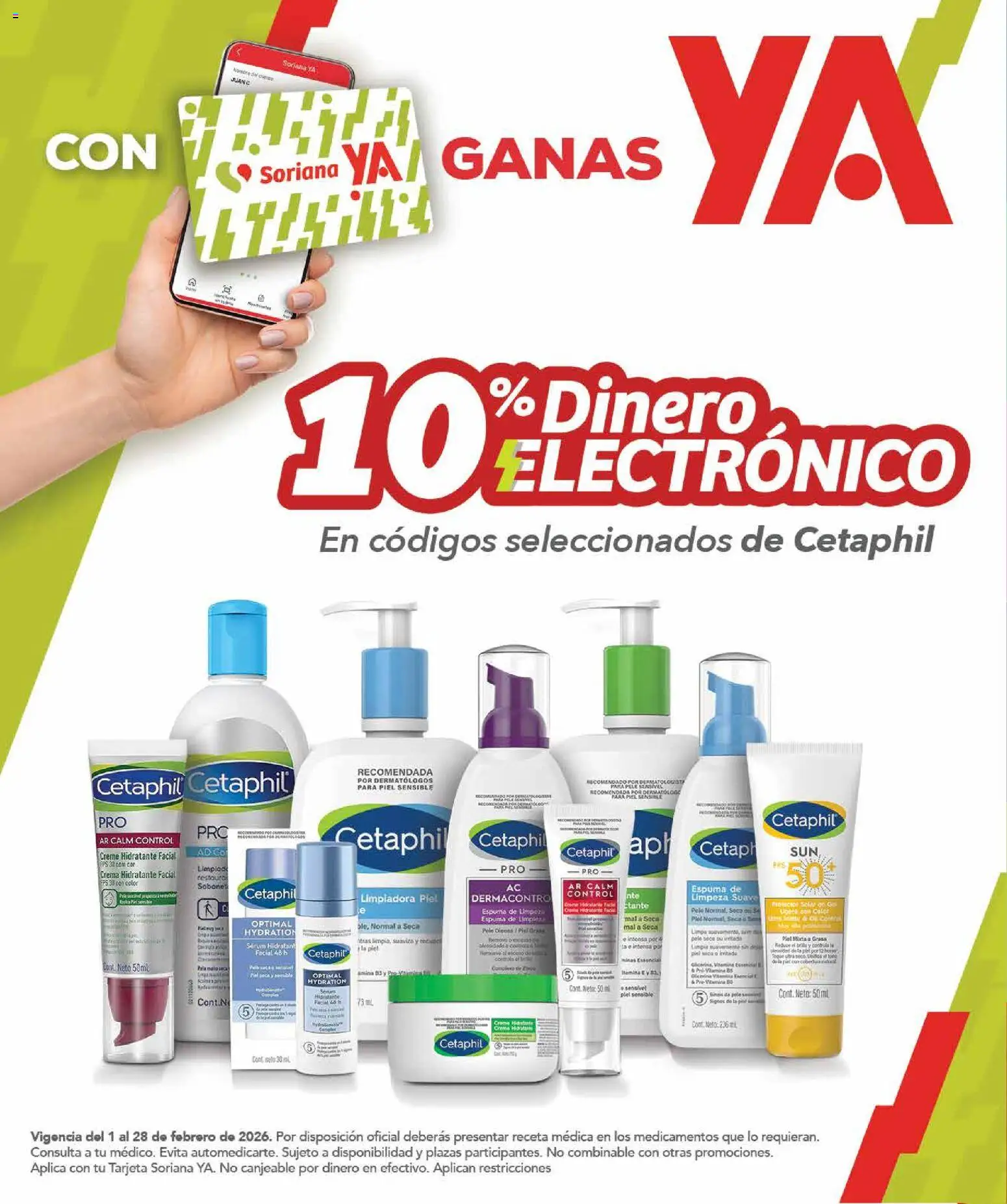 Nuevas ofertas de Soriana válidas en toda la República Mexicana desde el 01.02.2026. ¡Encuentra las mejores ofertas en Soriana - Folleto Farmacia Soriana Febrero Mercado Nacional! | Página: 10 | Productos: Crema, Espuma