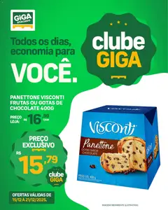 GIGA Atacado - Ofertas Clube - Pré-Visualização do folheto da loja GIGA Atacado, válido de 15.12.2025