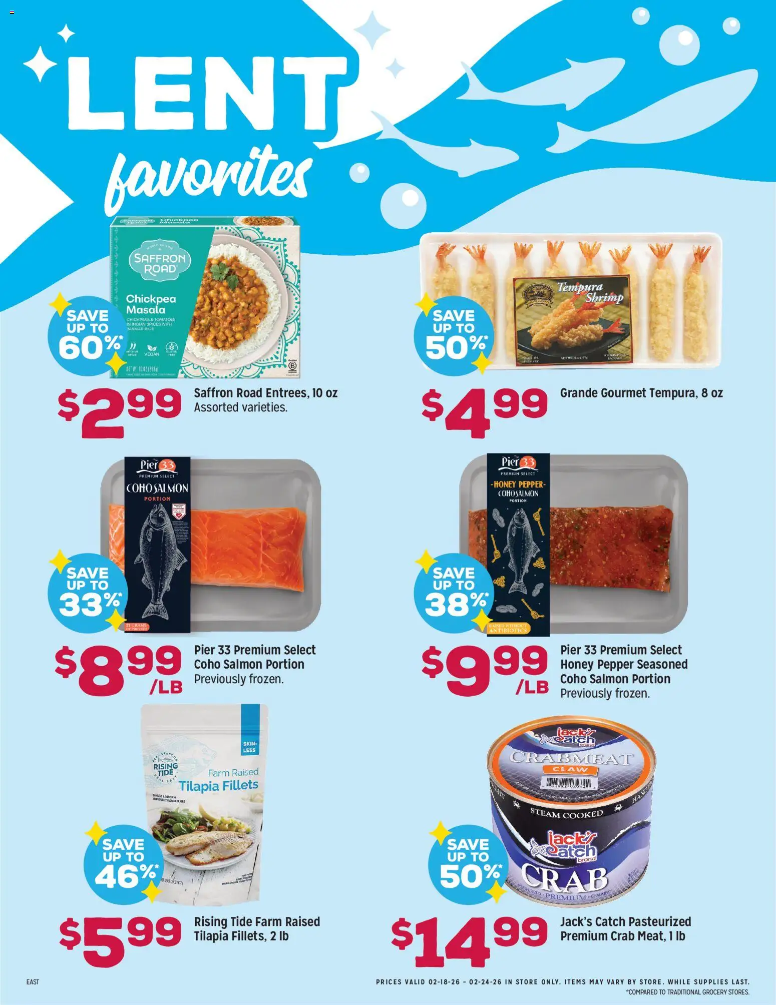 Grocery Outlet Weekly Ad - PA - valid from 18.02.2026 | Page: 3 | Products: Tomatoes, Rice, Spices, Pepper