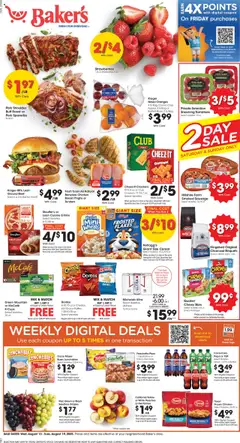 Baker's Weekly Ad - valid from 13.08.2025 | Page: 1