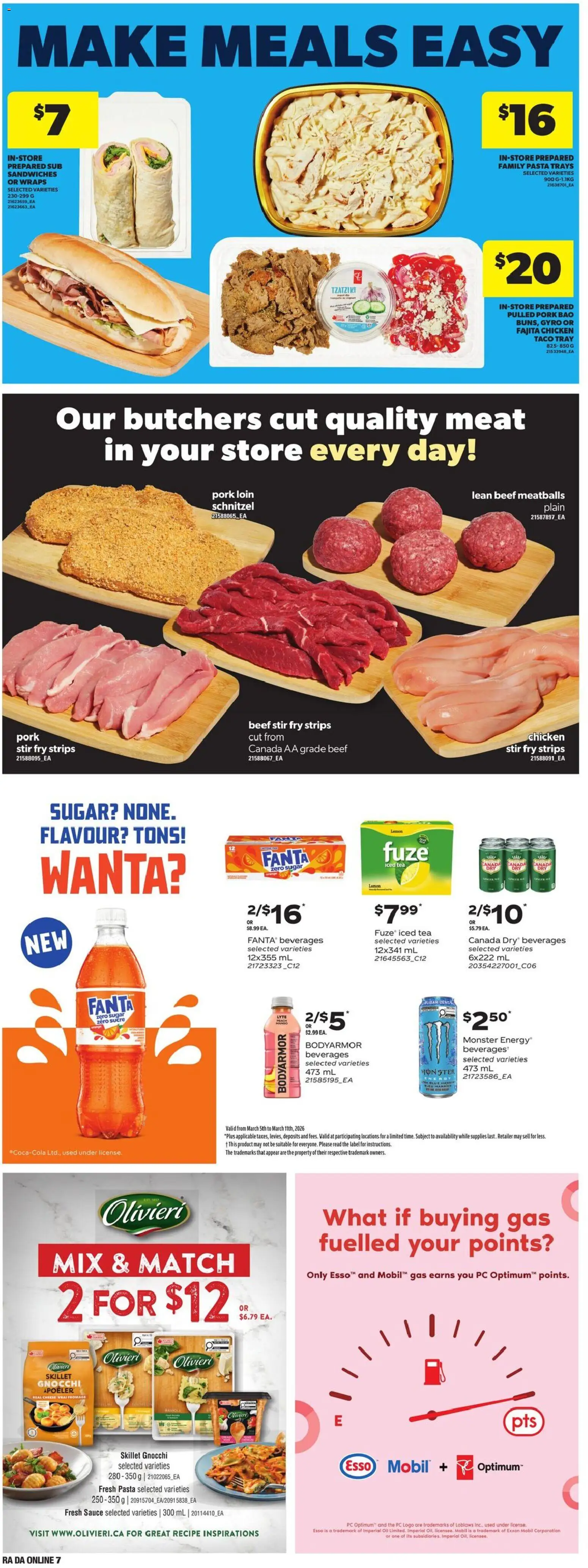 Atlantic Superstore flyer valid from 05.03.2026 | Page: 22 | Products: Tea, Beef, Pasta, PC