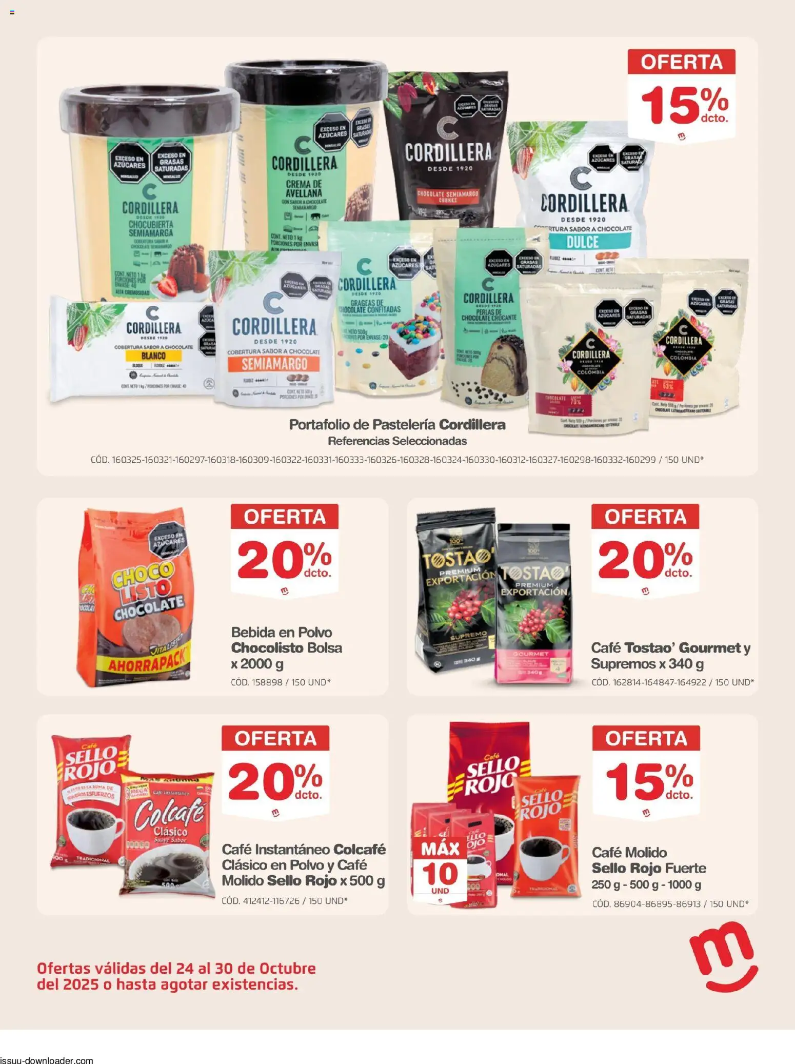 Makro revista - valida desde el 24.10.2025 | Página: 15 | Productos: Crema, Polvo, Café, Chocolate