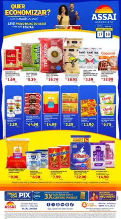 Encarte Assaí Atacadista - GO - Pré-Visualização do folheto da loja Assaí Atacadista, válido de 17.01.2026