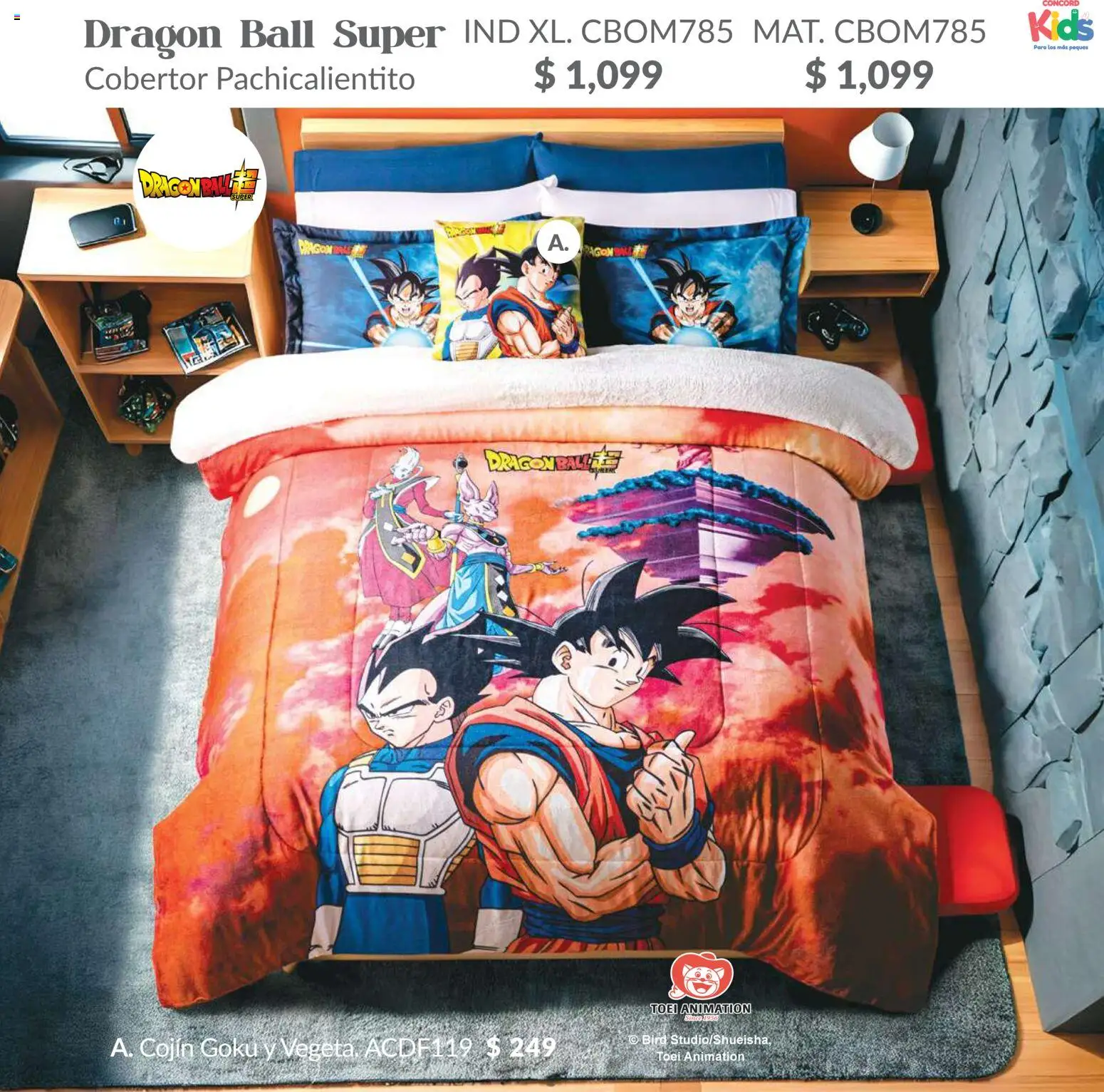 Nuevas ofertas de Colchas Concord válidas en toda la República Mexicana desde el 01.02.2026. ¡Encuentra las mejores ofertas en Colchas Concord catálogo Kids! | Página: 47 | Productos: Cobertor