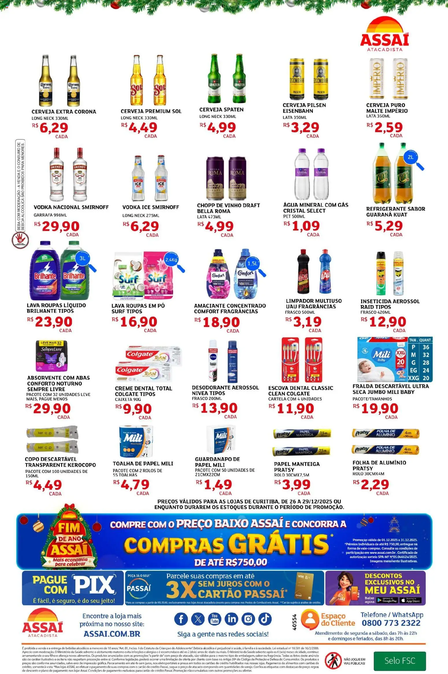 Assaí Atacadista Folheto - válido de 26.12.2025 | Página: 2 | Produtos: Pó, Guaraná, Creme, Bebida