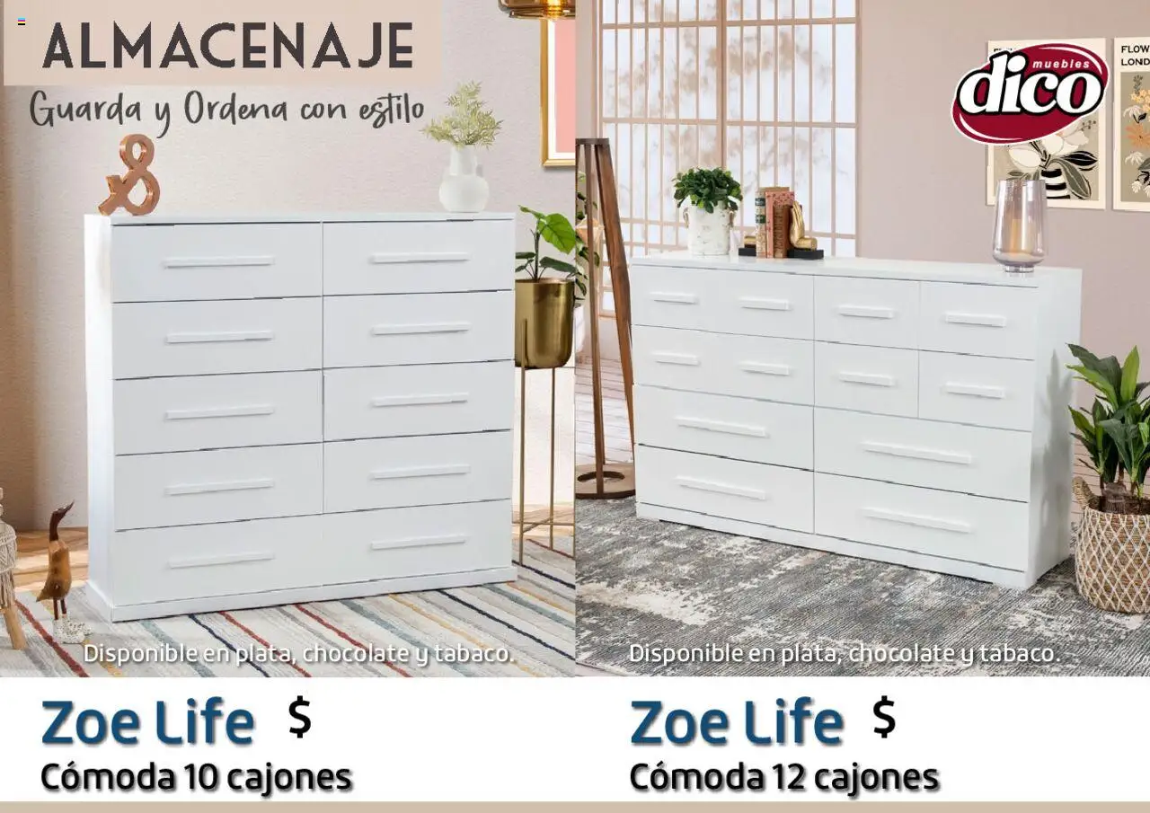 Nuevas ofertas de Muebles Dico válidas en toda la República Mexicana desde el 12.02.2025. ¡Encuentra las mejores ofertas en Muebles Dico catálogo Almacenaje! | Página: 42 | Productos: Chocolate
