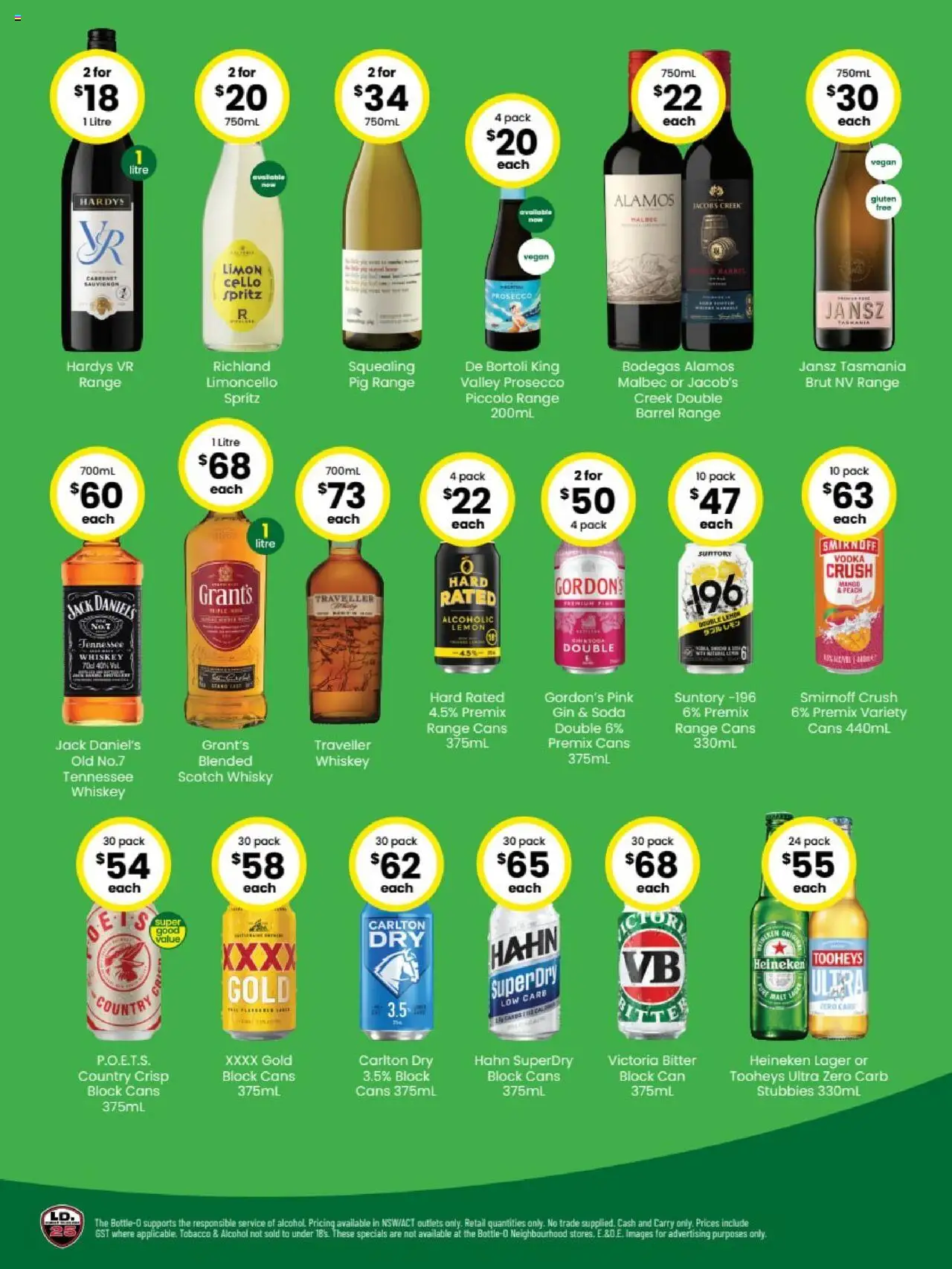 The Bottle-O catalogue - valid from 04.08.2025 | Page: 2 | Products: Gin, Vodka, Whiskey, Lemon