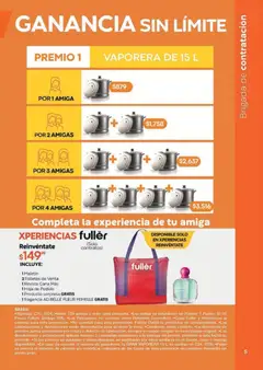 Vista previa de Fuller Revista Gana Más C20, nuevo folleto de la tienda, válido en México a partir del 07.01.2026 | Página: 5 | Productos: Vaporera, Fragancia