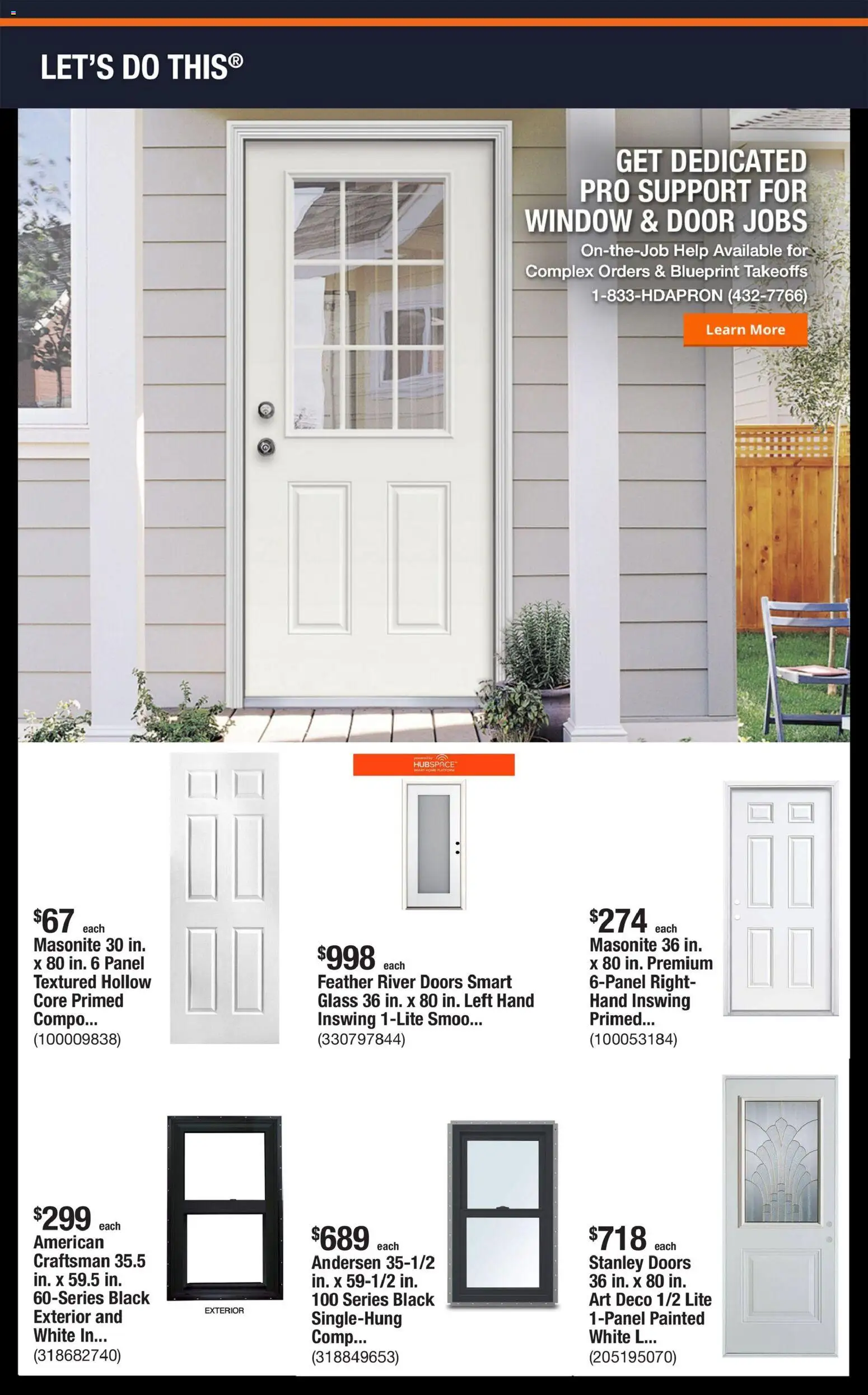 Home Depot Shop Pro Ad - NC - valid from 23.02.2026 | Page: 3 | Products: Masonite