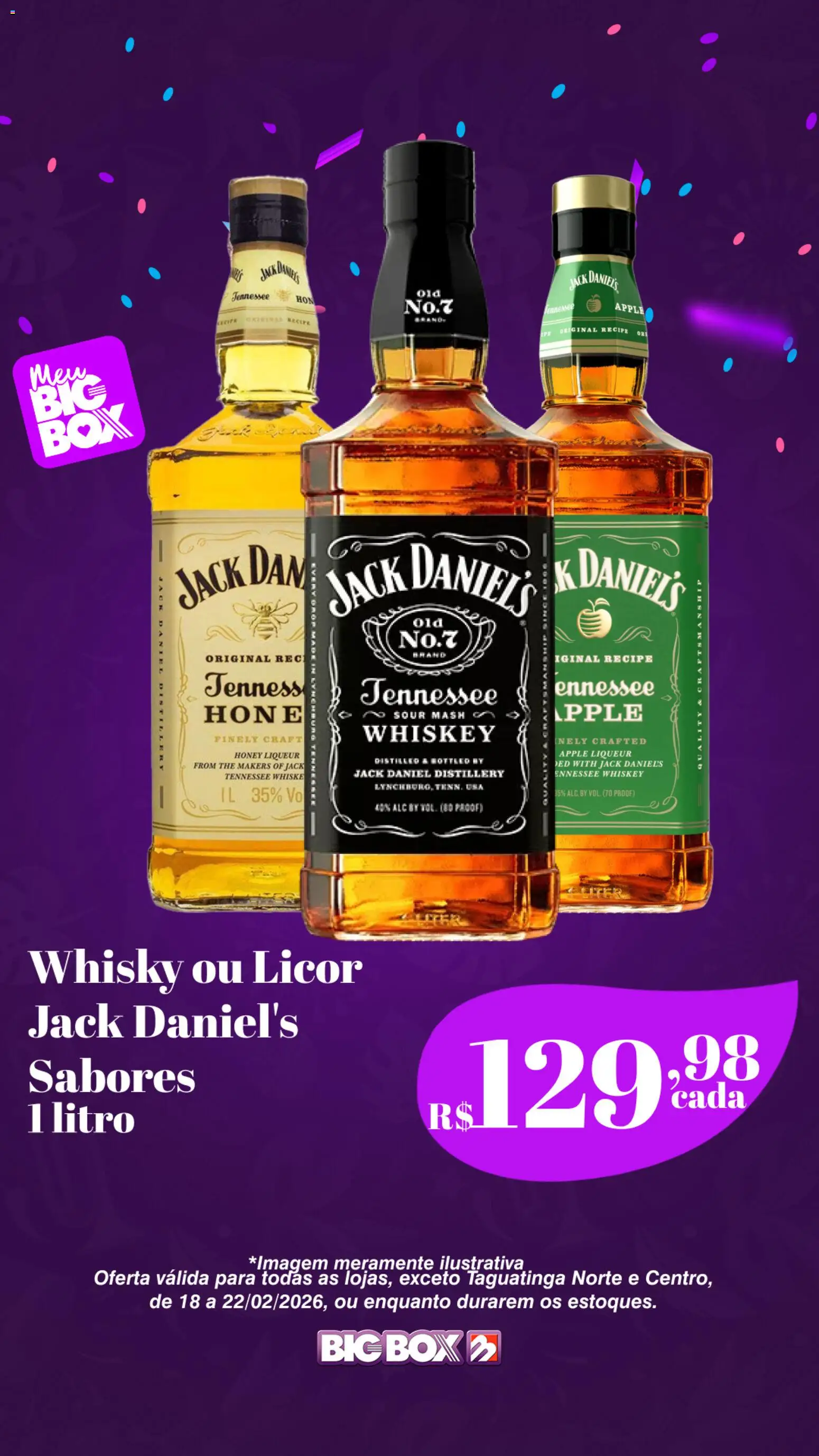 Big Box Folheto - válido de 18.02.2026 | Página: 8 | Produtos: Whisky, Licor