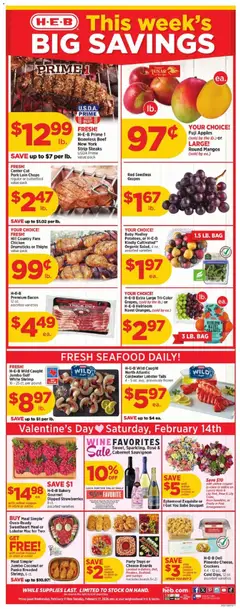 Preview of H-E-B weekly ads valid from 11.02.2026