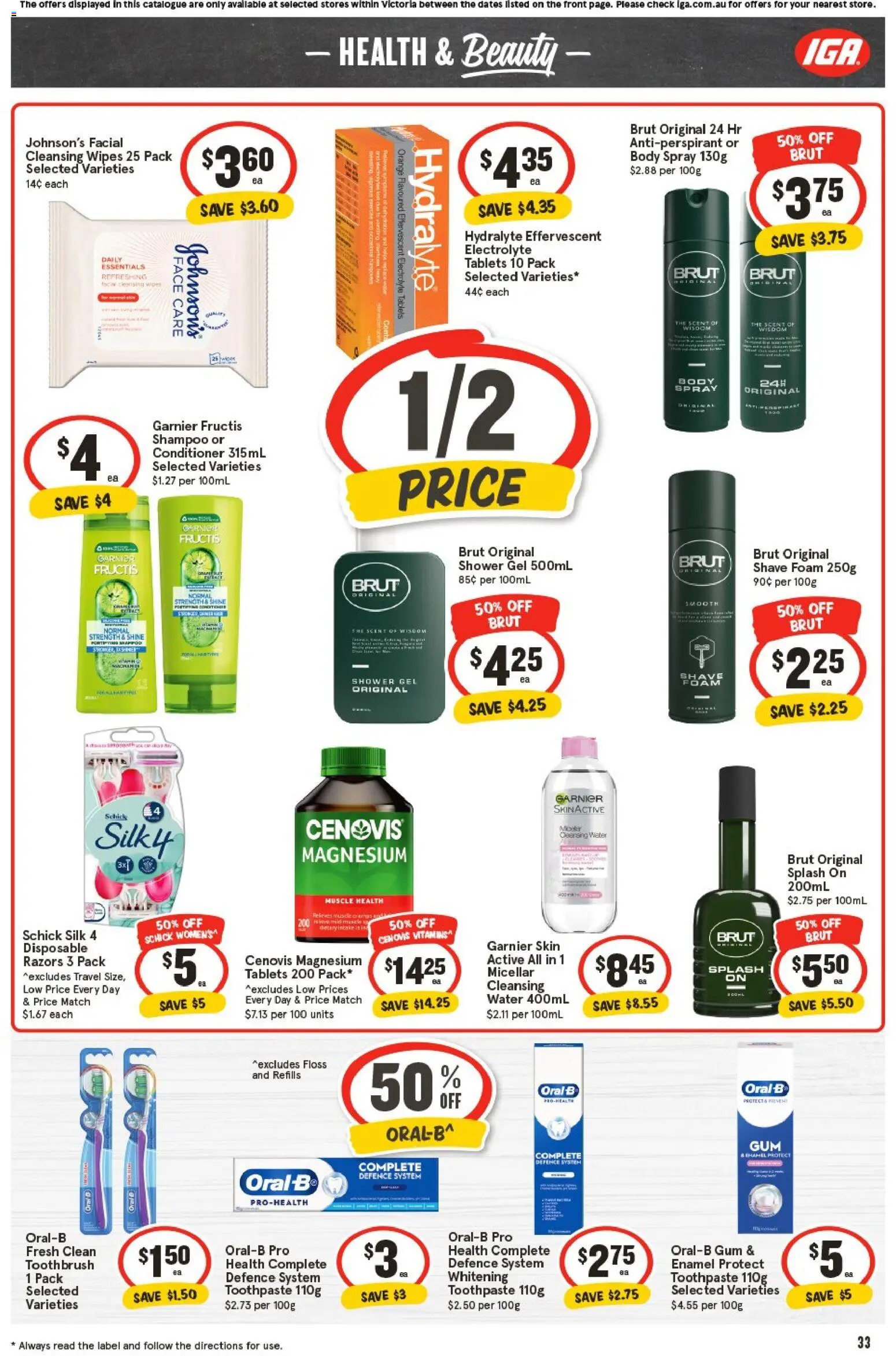 IGA catalogue - valid from 05.11.2025 | Page: 33 | Products: Conditioner, Gum, Antiperspirant, Toothpaste