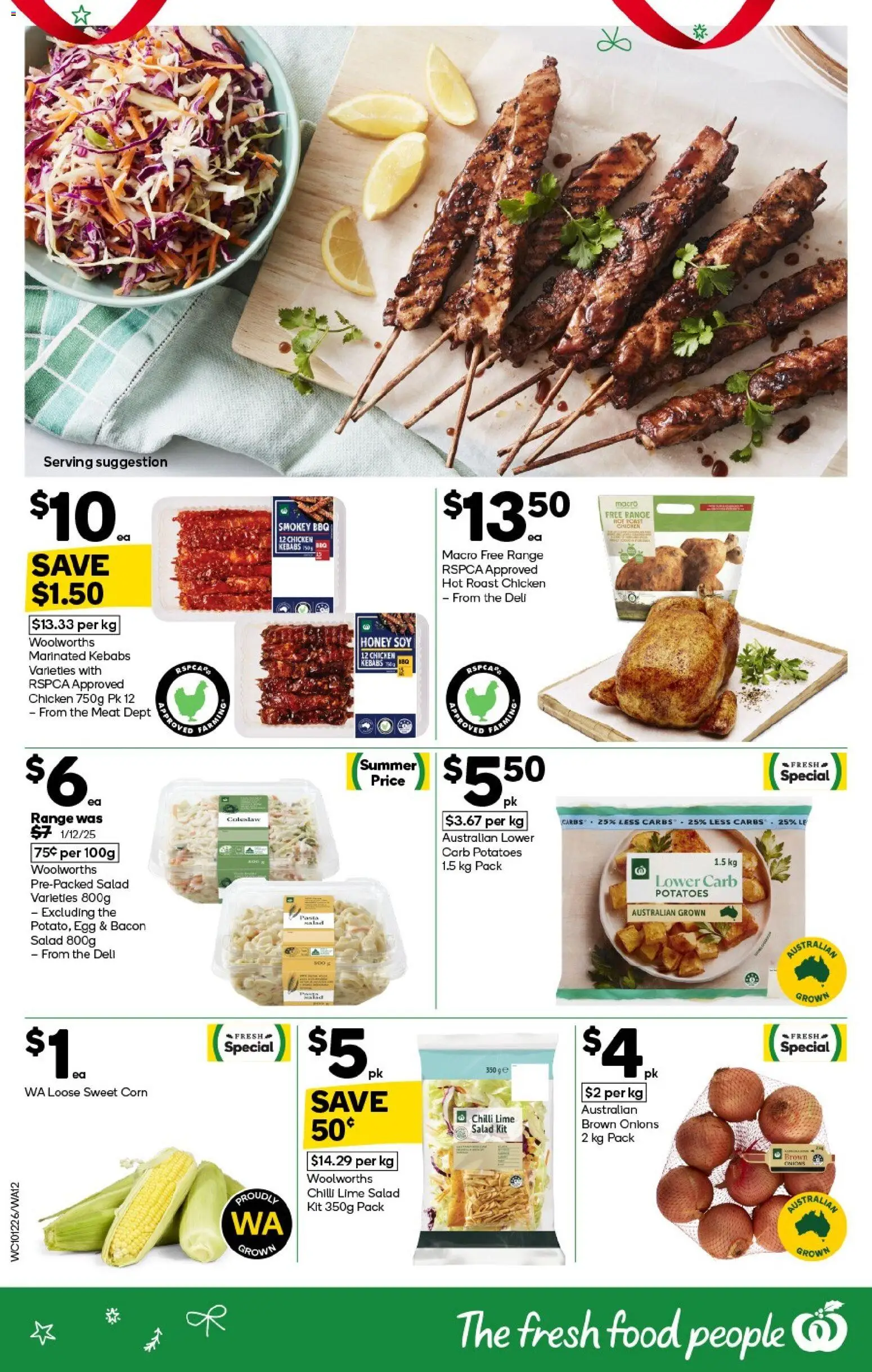 Woolworths catalogue - valid from 10.12.2025 | Page: 12 | Products: Honey, Meat, Salad, Lime