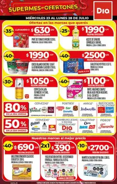 Vista previa Supermercado DIA Ofertas - Salta y Jujuy válido desde el 23.07.2025