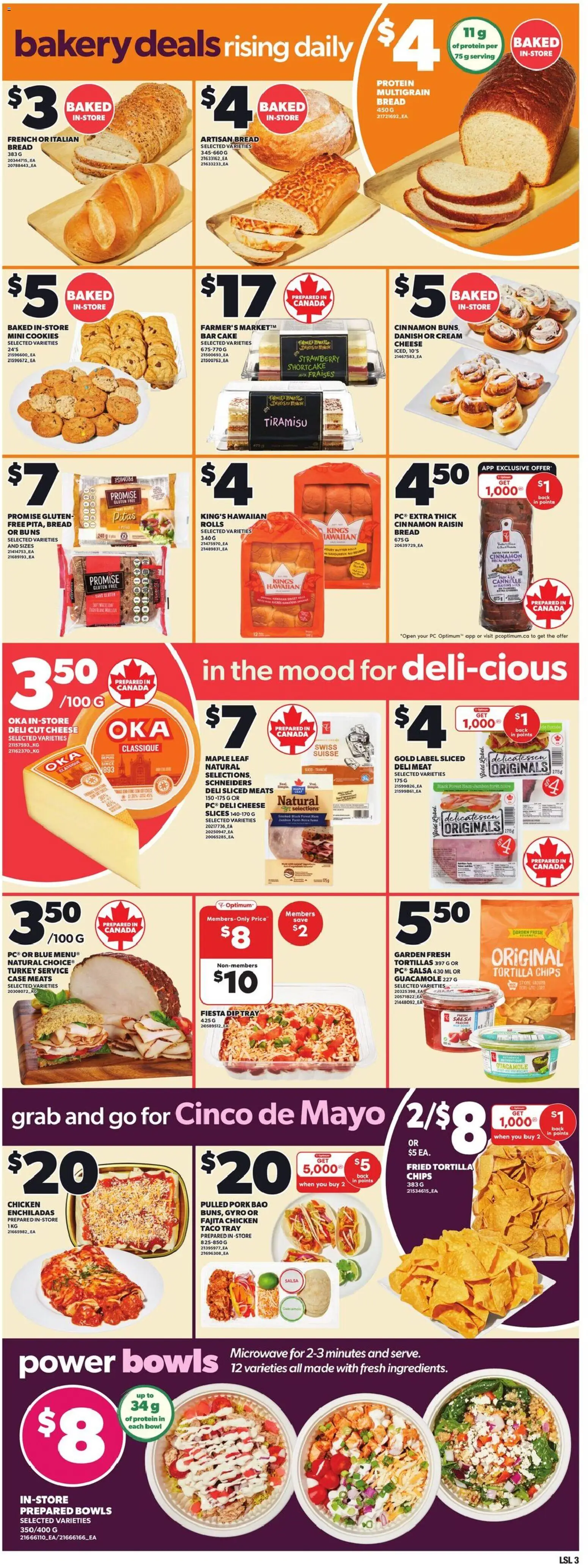Loblaws flyer valid from 30.04.2026 | Page: 7 | Products: Cookies, Bakery, Bread, Pork