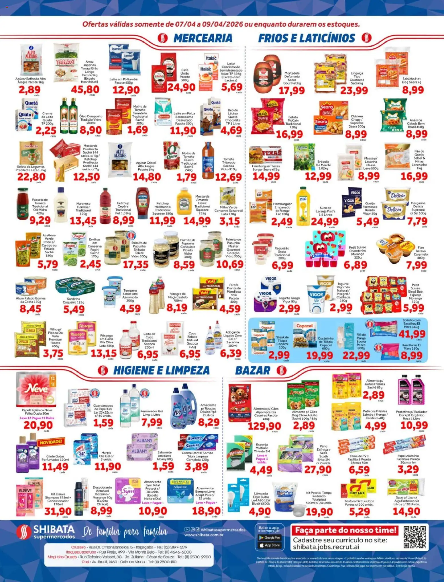 Shibata Folheto - válido de 07.04.2026 | Página: 2 | Produtos: Shampoo, Vinagre, Café, Sal