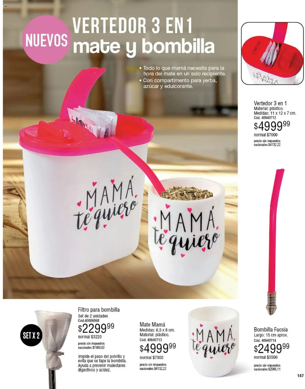 Millanel catálogo │ válido desde el 15.09.2025 | Página: 147 | Productos: Mate, Azucar, Bombilla