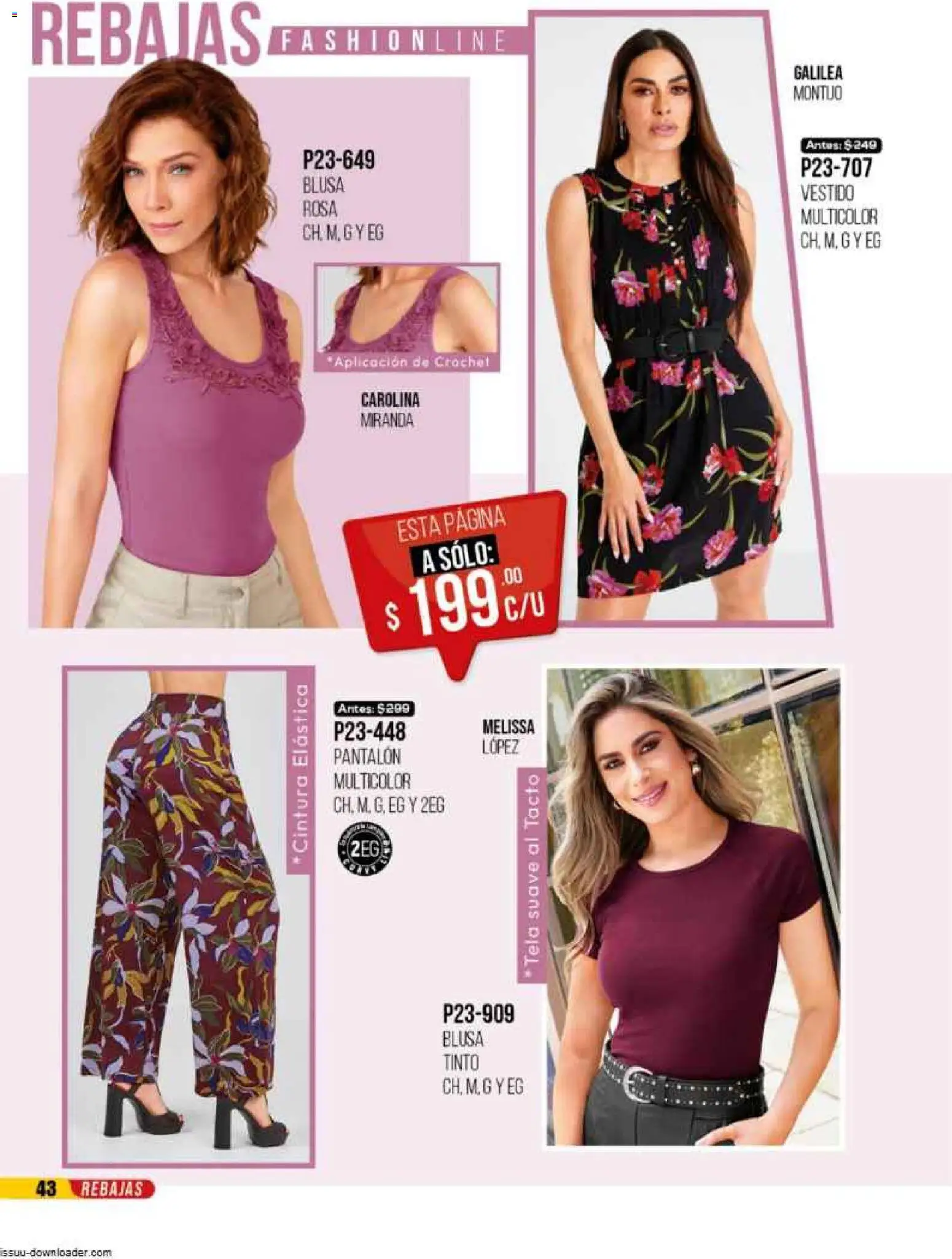 Nuevas ofertas de Cklass válidas en toda la República Mexicana desde el 31.10.2025. ¡Encuentra las mejores ofertas en Cklass catálogo Super Rebajas Ropa! | Página: 46 | Productos: Blusa, Vestido