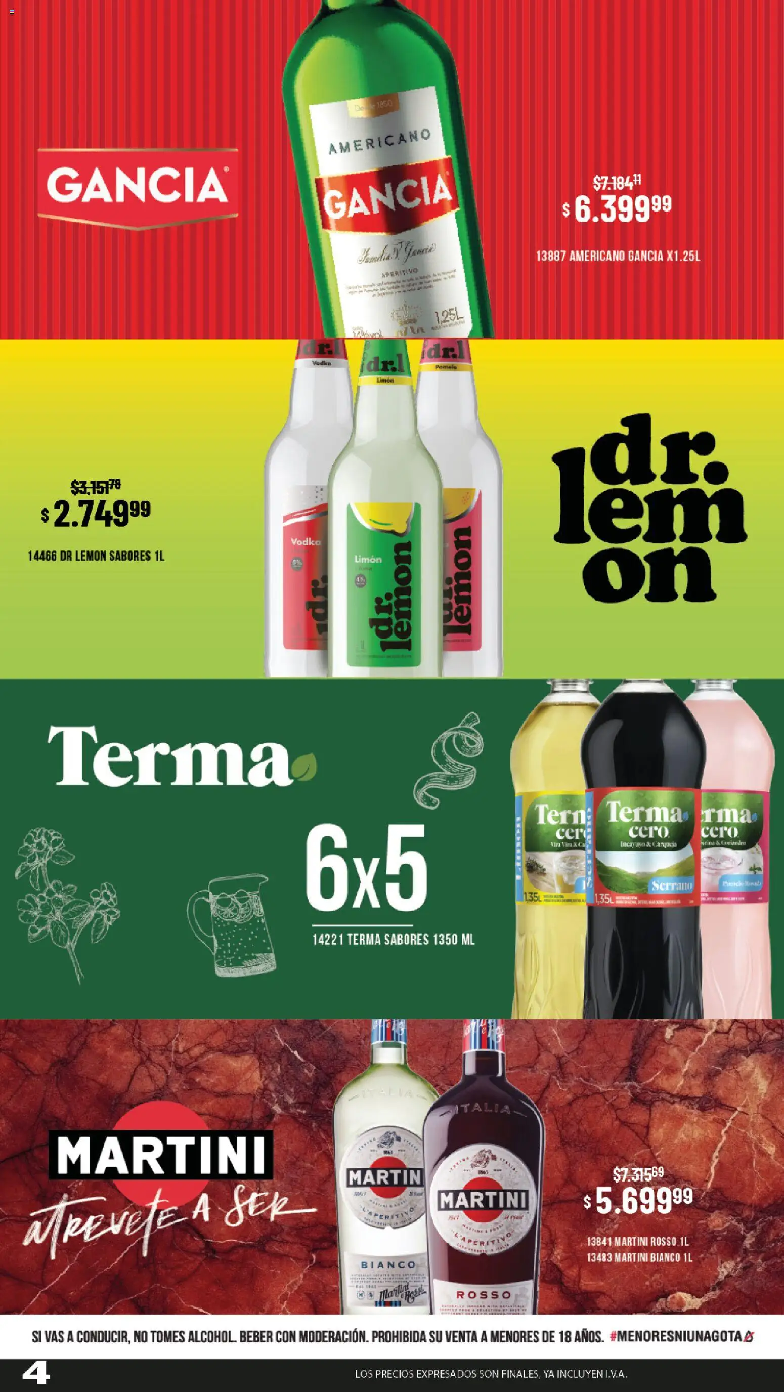 Makro ofertas │ válido desde el 08.01.2026 | Página: 4 | Productos: Vodka, Limón, Pomelo