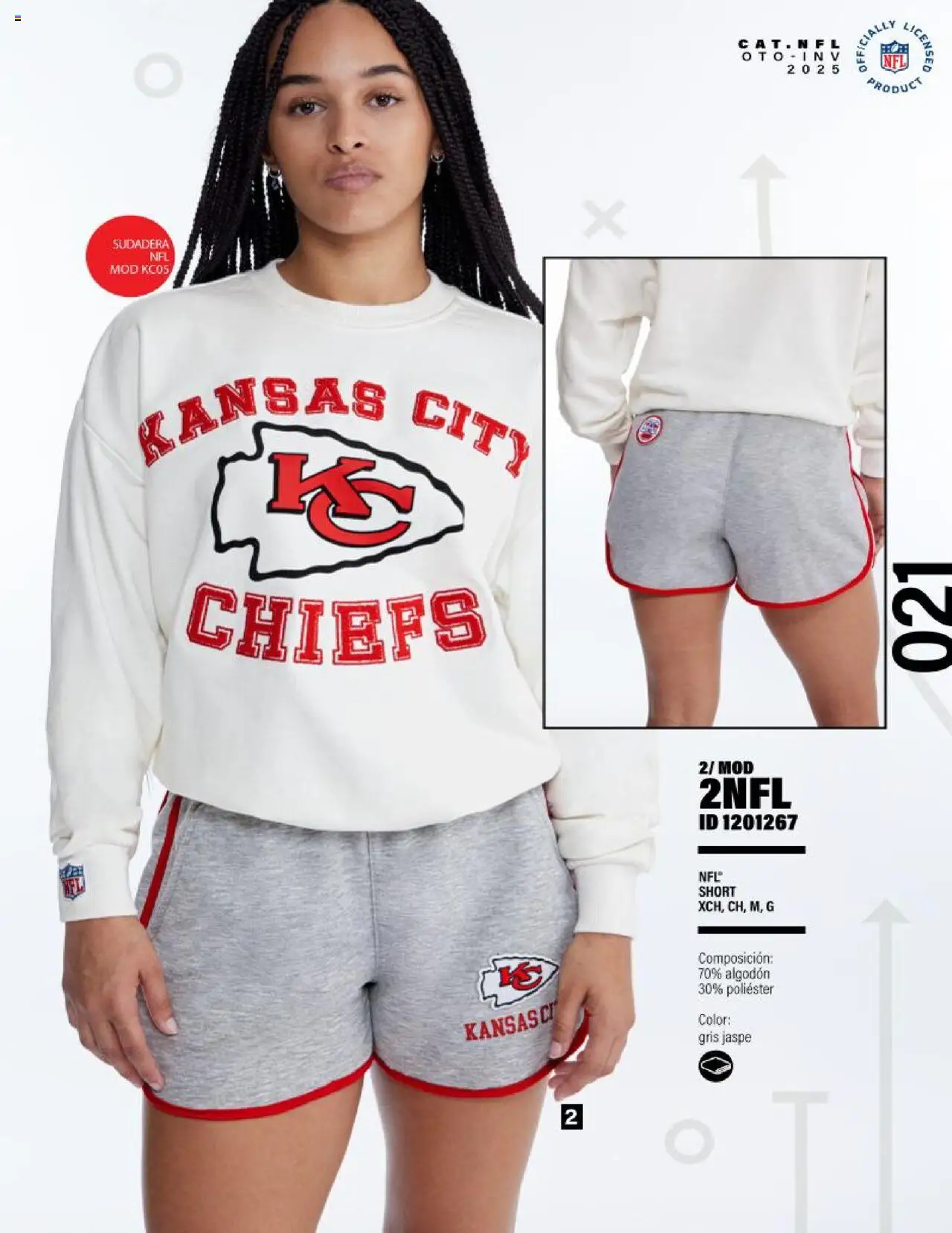 Nuevas ofertas de Price Shoes válidas en toda la República Mexicana desde el 15.10.2025. ¡Encuentra las mejores ofertas en Price Shoes - Catálogo NFL otoño / invierno 2025! | Página: 21 | Productos: Algodón, Sudadera, Short