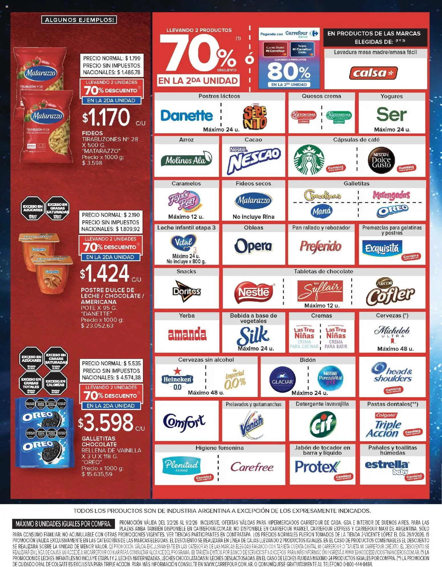 Carrefour ofertas │ válido desde el 03.02.2026 | Página: 7 | Productos: Jabón, Pan, Chocolate, Pan rallado