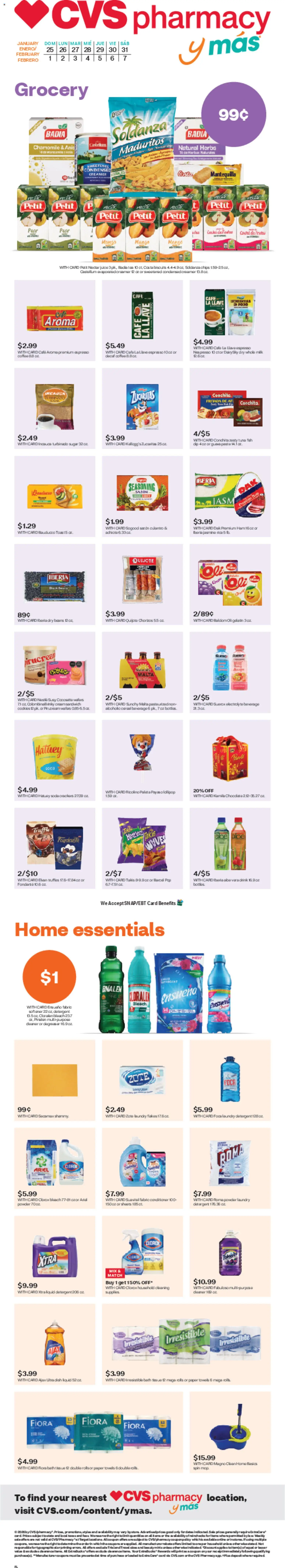CVS Pharmacy y más - valid from 25.01.2026 | Page: 1