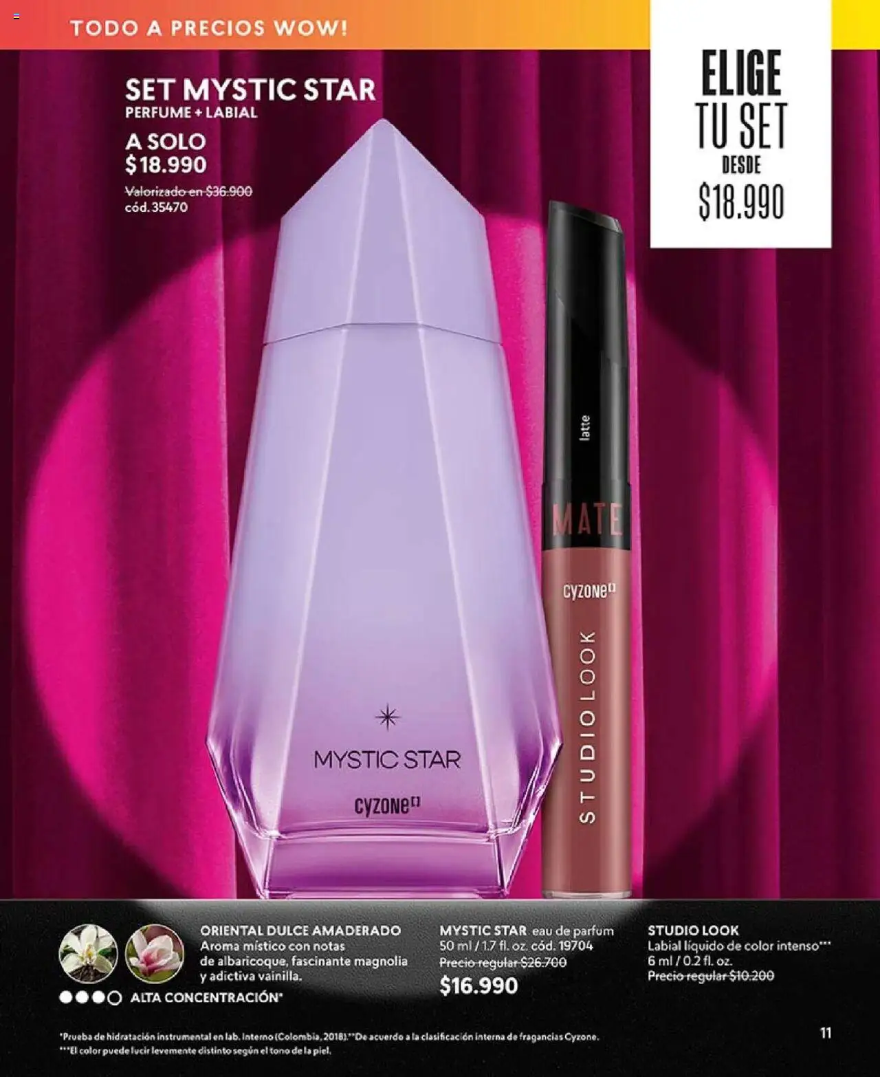 Catálogo CyZone Campaña 14 │ válido desde el 01.09.2025 | Página: 11 | Productos: Perfume, Labial