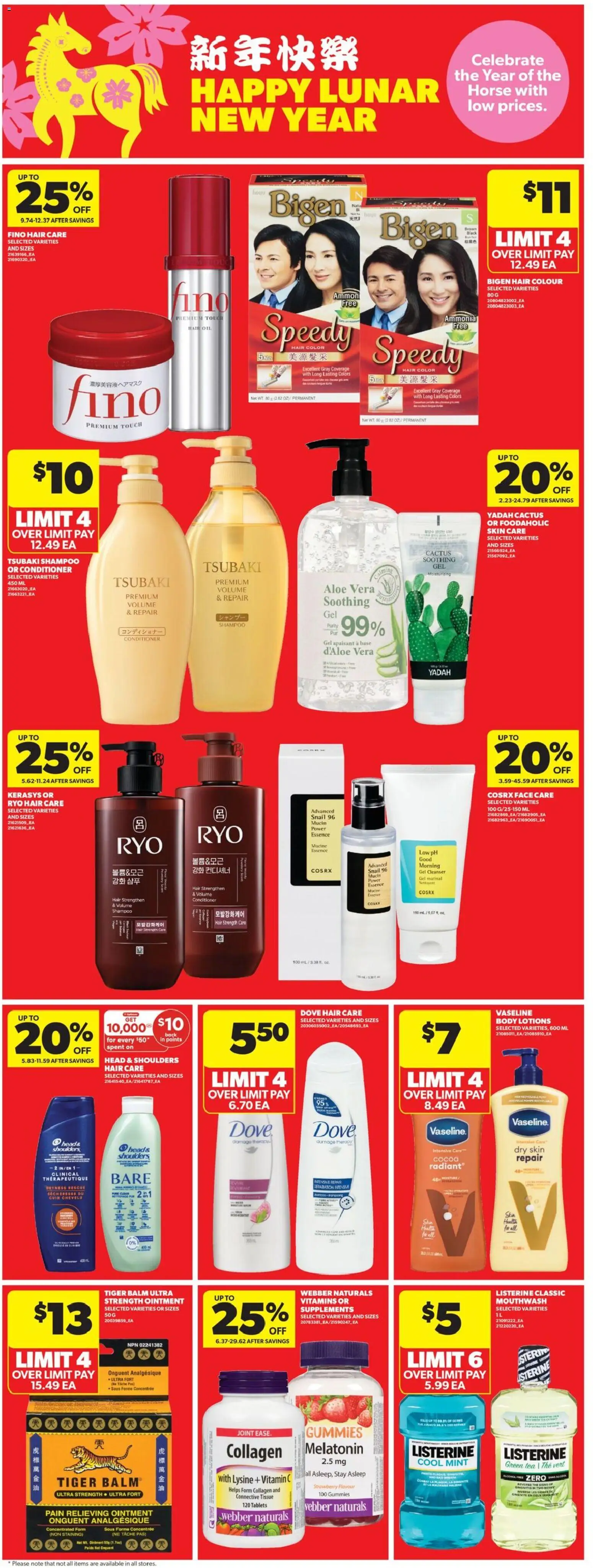 Real Canadian Superstore flyer valid from 12.02.2026 | Page: 17 | Products: Tea, Conditioner, Hair oil, Hair color