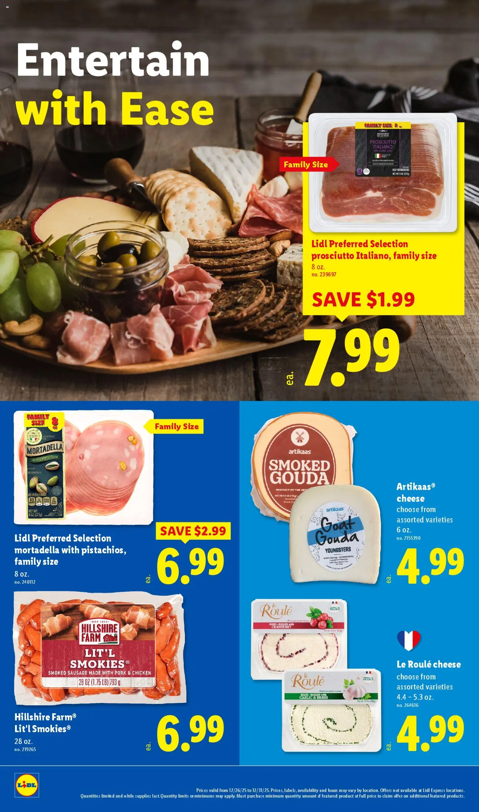 Lidl Weekly Ad - valid from 26.12.2025 | Page: 22 | Products: Cheese, Pork, Sausage, Garlic