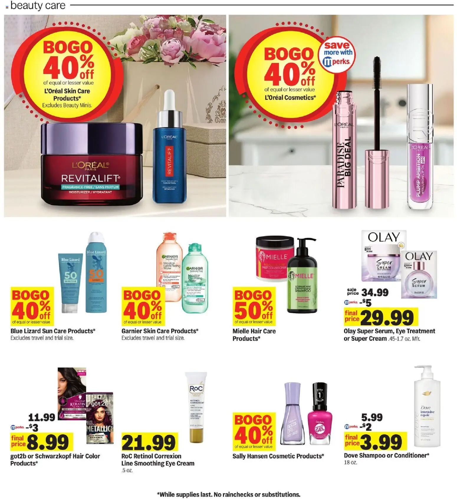 Meijer Weekly Ad - MI - valid from 22.04.2026 | Page: 38 | Products: Eye Cream, Peeling, Oil, Cream