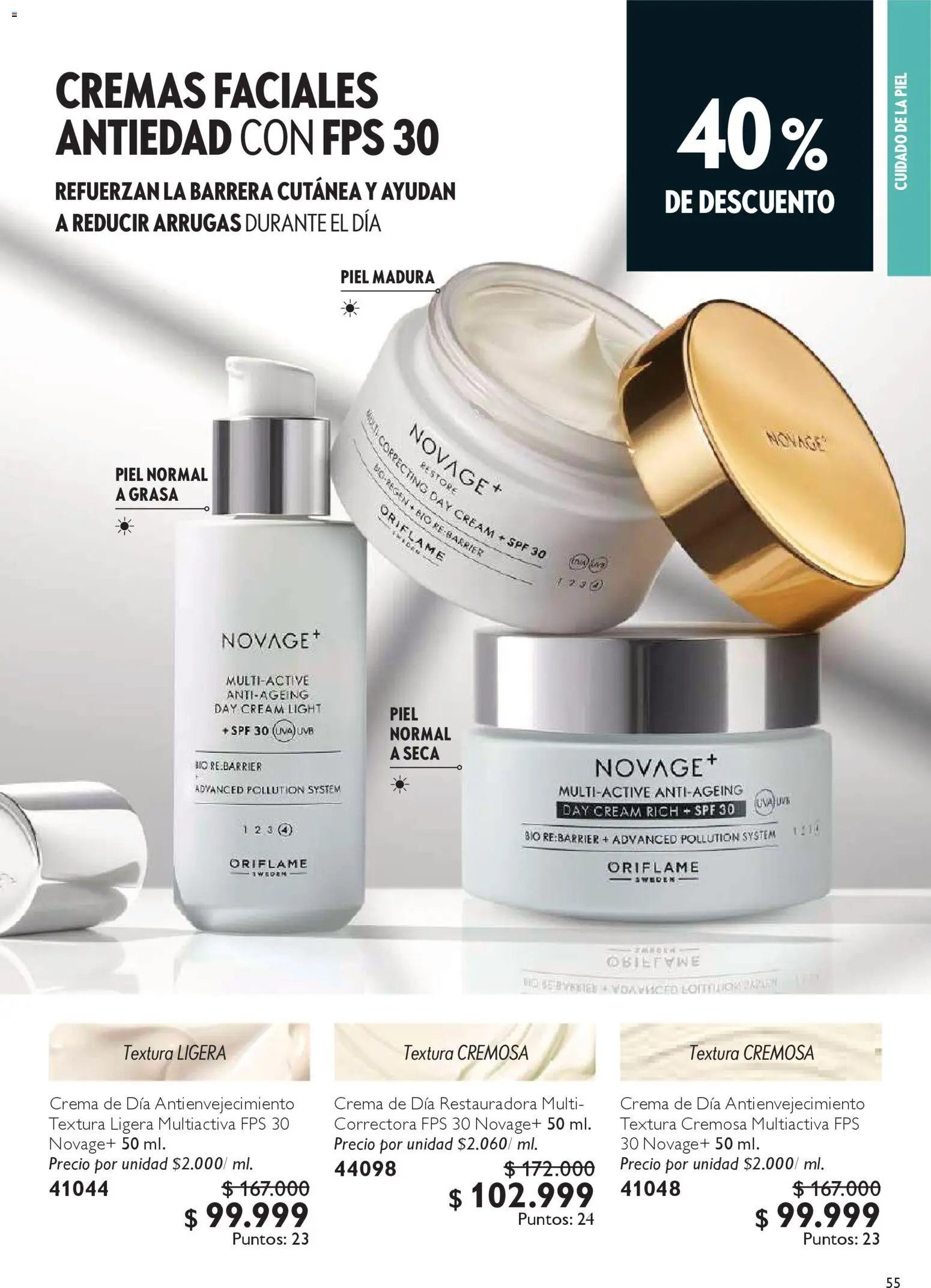 Oriflame revista - valida desde el 15.11.2025 | Página: 55 | Productos: Crema, Uva