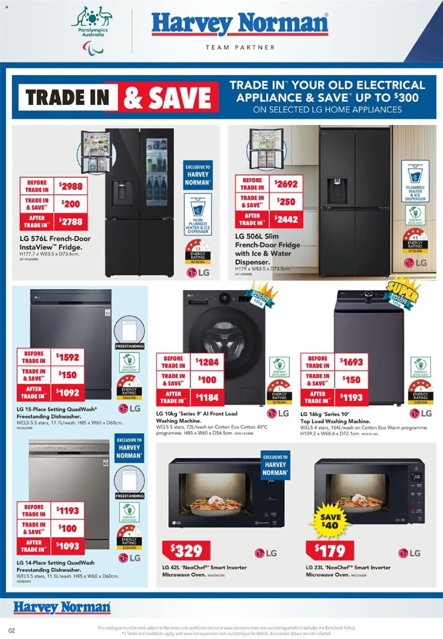 Harvey Norman catalogue - valid from 04.03.2026 | Page: 2 | Products: Accessories, Appliance, Fridge, Microwave