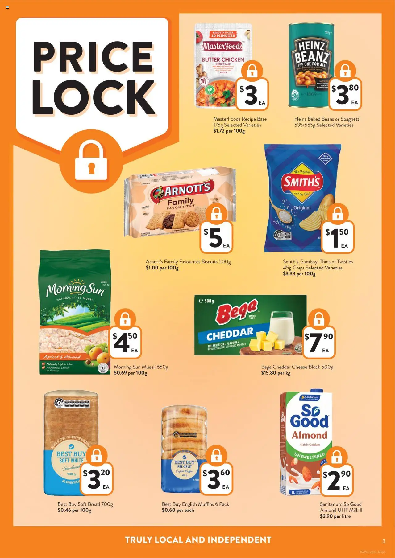 Foodworks catalogue - valid from 22.10.2025 | Page: 3 | Products: Milk, Butter, Chips, Sauce