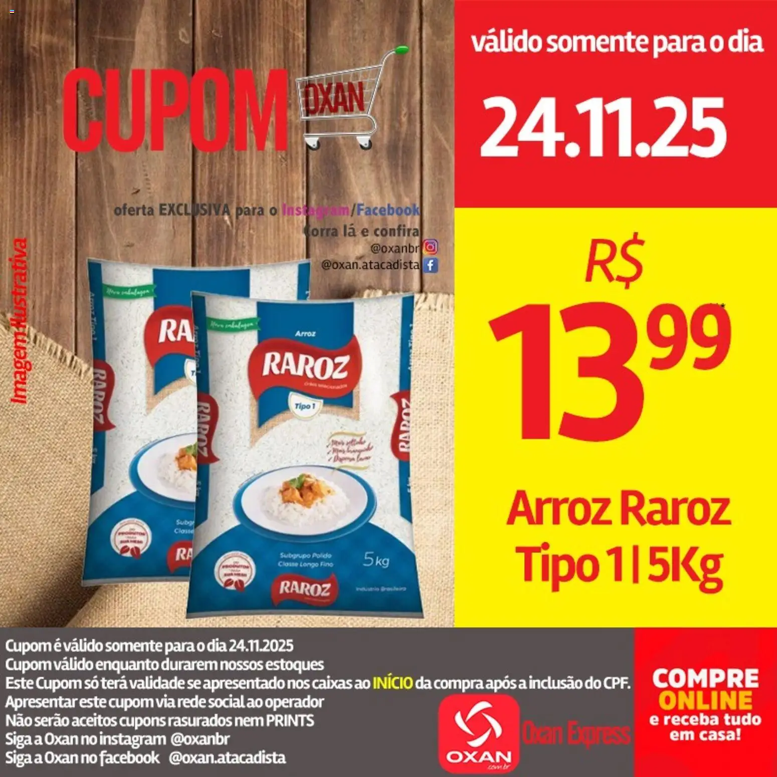 Oxan Atacadista Folheto - válido de 24.11.2025 | Página: 8 | Produtos: Arroz