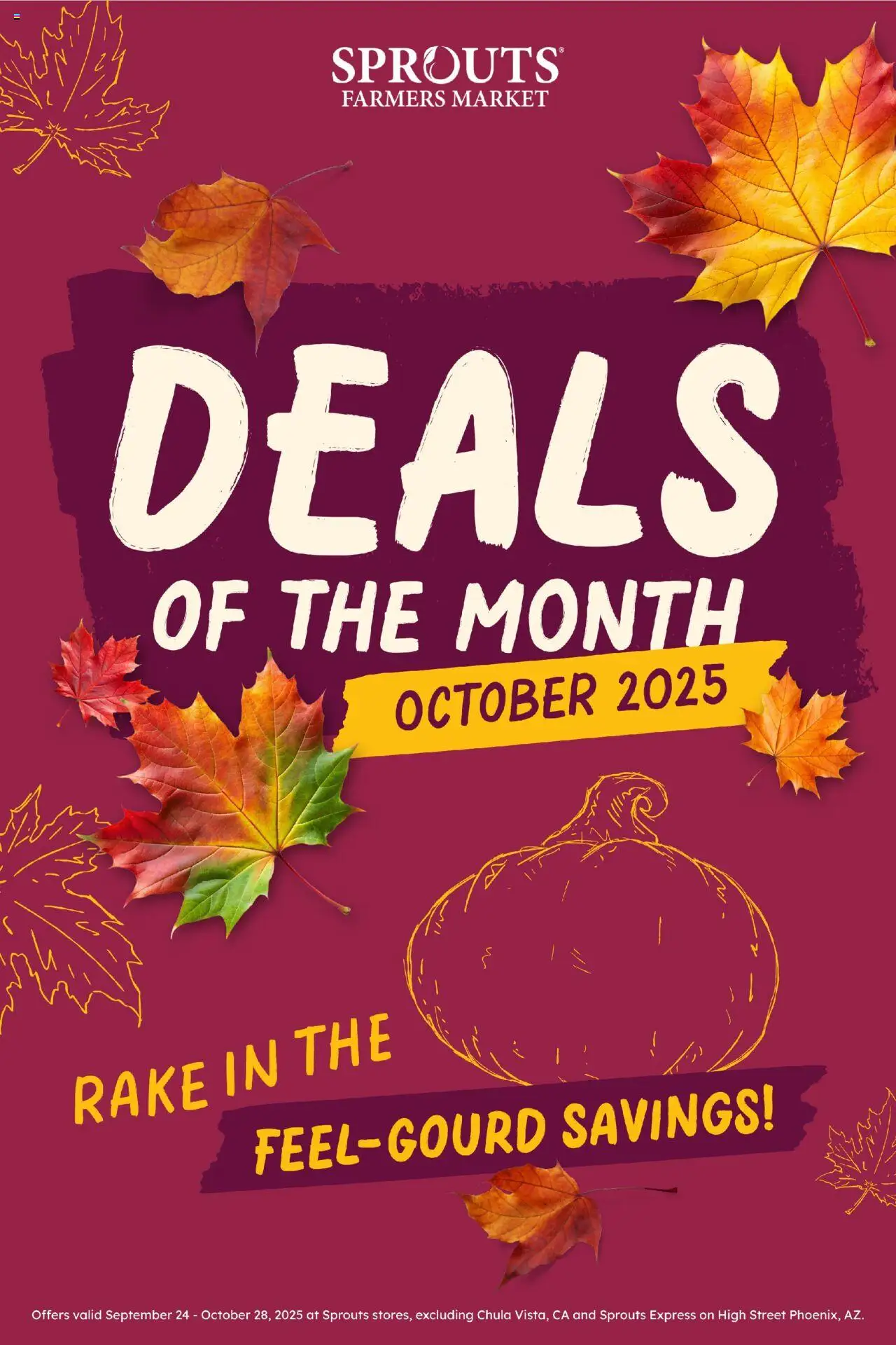 Sprouts Monthly Ad - valid from 24.09.2025 | Page: 1 | Products: Rake